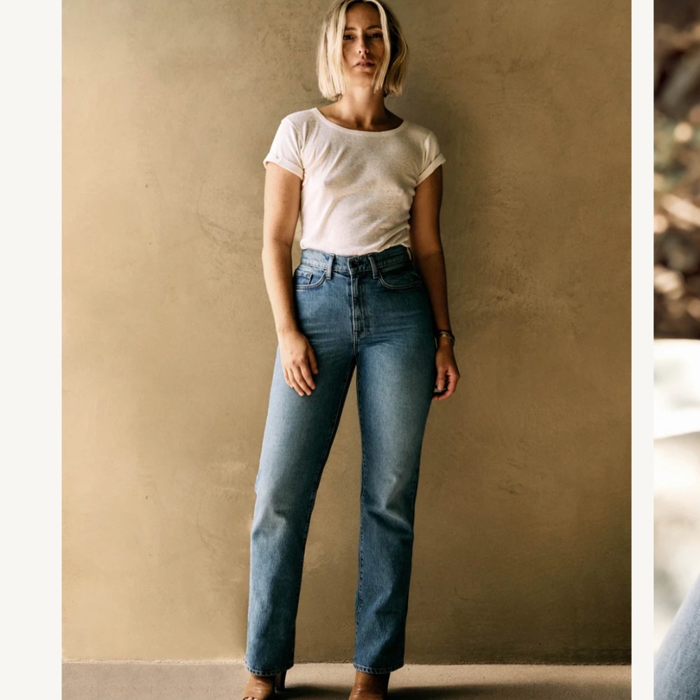 Imogene + Willie Isabelle Paseo light wash denim handmade hemmed